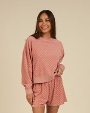 Load image into Gallery viewer, Boxy Pullover | Pink Check