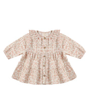 Load image into Gallery viewer, Ruffle Collar Button Dress | Pink Blossom