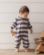 Load image into Gallery viewer, Henley Jumpsuit | Sage Stripe