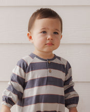 Load image into Gallery viewer, Henley Jumpsuit | Sage Stripe