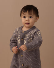Load image into Gallery viewer, Fair Isle Romper | Slate