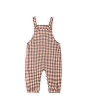 Load image into Gallery viewer, Baby Overalls | Brick Check