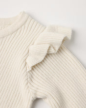 Load image into Gallery viewer, Shoulder Ruffle Bodysuit | Natural