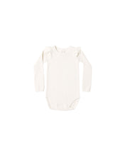 Load image into Gallery viewer, Shoulder Ruffle Bodysuit | Natural
