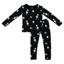 Load image into Gallery viewer, Toddler Pajama Set | Small Magnolia on Midnight