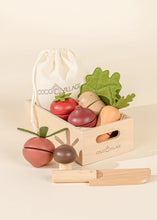 Load image into Gallery viewer, Wooden Vegetables Playset