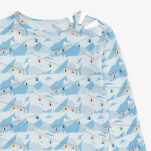 Load image into Gallery viewer, Magnetic Toddler PJ Set | Blue Apres Chic