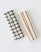 Load image into Gallery viewer, Stroller Party Stroller Liner + Strap Covers | Black Grid