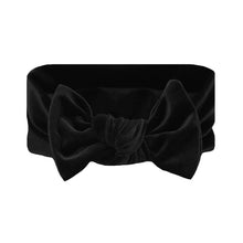 Load image into Gallery viewer, Velvet Bow Headband | Black
