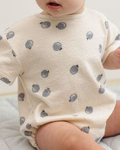 Load image into Gallery viewer, Relaxed Short Sleeve Bubble Romper | Blueberries