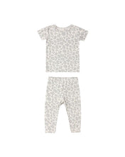 Load image into Gallery viewer, Short Sleeve Bamboo Pajama Set | Blue Floral
