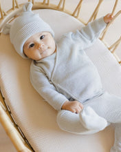 Load image into Gallery viewer, Knit Wrap Top | Ice Blue