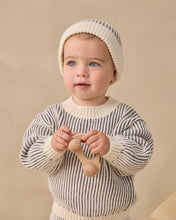 Load image into Gallery viewer, Relaxed Knit Sweater | Midnight Stripe