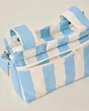 Load image into Gallery viewer, Stroller Party Caddy Bag | Blue Wide Stripe
