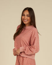 Load image into Gallery viewer, Boxy Pullover | Pink Check