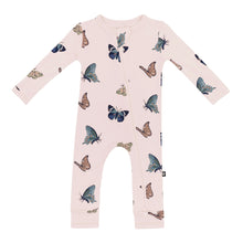 Load image into Gallery viewer, Zipper Romper | Blush Butterfly