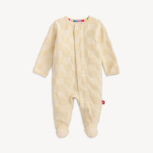 Load image into Gallery viewer, Velour Magnetic Footie | Checker