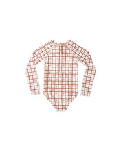 Load image into Gallery viewer, Delphine Rashguard One-Piece | Cherry Check