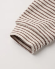 Load image into Gallery viewer, Drawstring Pant | Cocoa Micro Stripe