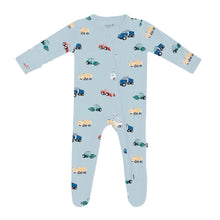 Load image into Gallery viewer, Zipper Footie | Construction