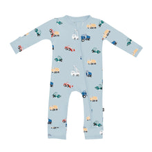 Load image into Gallery viewer, Zipper Romper | Construction