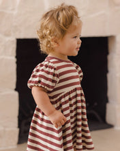 Load image into Gallery viewer, Darla Dress | Black Cherry Stripe