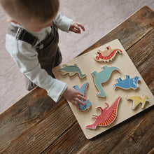 Load image into Gallery viewer, Wooden Puzzle | Dino