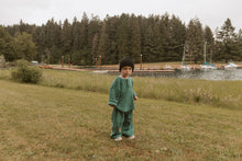Load image into Gallery viewer, Micky Set in Thin Green Stripe