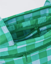 Load image into Gallery viewer, Stroller Party Caddy Bag | Teal Gingham