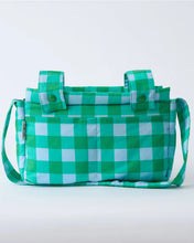 Load image into Gallery viewer, Stroller Party Caddy Bag | Teal Gingham