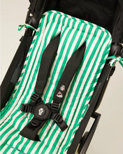 Load image into Gallery viewer, Stroller Party Stroller Liner | Green Stripe