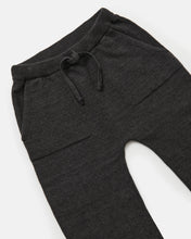 Load image into Gallery viewer, Ribbed Joggers | Black Melange