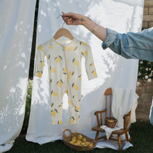 Load image into Gallery viewer, Bamboo Zip Pajama | Lemon