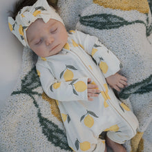 Load image into Gallery viewer, Bamboo Zip Pajama | Lemon