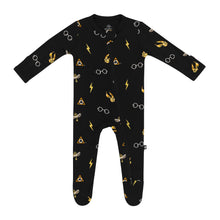 Load image into Gallery viewer, Zipper Footie | Midnight Icon