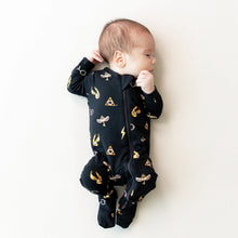 Load image into Gallery viewer, Zipper Footie | Midnight Icon