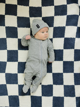 Load image into Gallery viewer, Plush Blanket | Navy Checkered