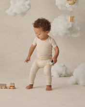 Load image into Gallery viewer, Short Sleeve Bamboo Pajama Set | Oat Gingham