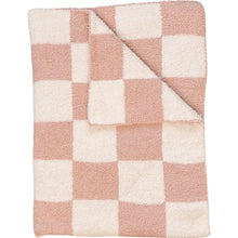 Load image into Gallery viewer, Plush Blanket | Pink Checkered