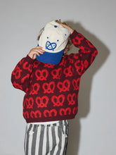 Load image into Gallery viewer, Pretzel Sweater | Red