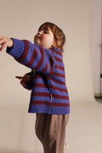 Load image into Gallery viewer, Eben Purple Stripe Cardigan