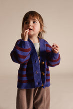 Load image into Gallery viewer, Eben Purple Stripe Cardigan