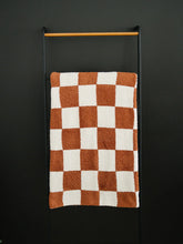 Load image into Gallery viewer, Plush Blanket | Rust Checkered