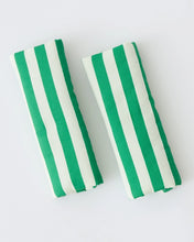 Load image into Gallery viewer, Stroller Party Stroller Liner + Strap Covers | Green Stripe