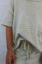 Load image into Gallery viewer, Two Piece Set | Spring Green Stripe