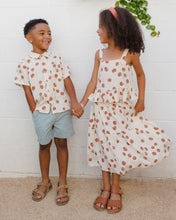 Load image into Gallery viewer, Cropped Peplum Tank | Tomatoes
