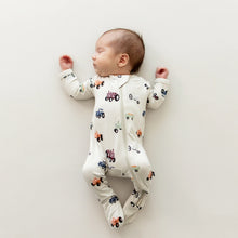 Load image into Gallery viewer, Zipper Footie | Tractor