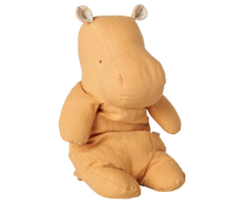Load image into Gallery viewer, Safari Friends, Medium Hippo | Vintage Yellow