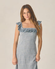 Load image into Gallery viewer, Women's Bianca Dress | Marine Gingham