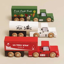 Load image into Gallery viewer, Wooden Trailer Truck Set
